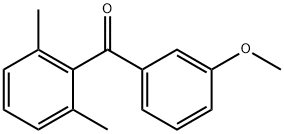 2,6-DIMETHYL-3'-METHOXYBENZOPHENONE Struktur