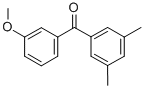 3,5-DIMETHYL-3'-METHOXYBENZOPHENONE Struktur