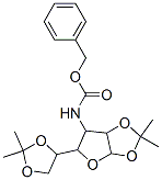 benzyl N-[3-(2,2-dimethyl-1,3-dioxolan-4-yl)-7,7-dimethyl-2,6,8-trioxa bicyclo[3.3.0]oct-4-yl]carbamate Struktur