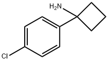 1-(4-CHLOROPHENYL)CYCLOBUTANAMINE Struktur