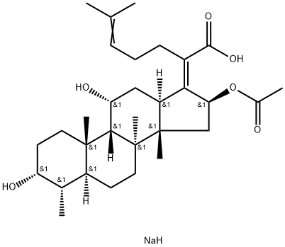 Sodium fusidate Structure