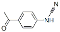 Cyanamide, (4-acetylphenyl)- (9CI) Struktur