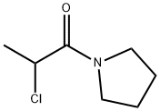 Pyrrolidine, 1-(2-chloro-1-oxopropyl)- (9CI) Struktur