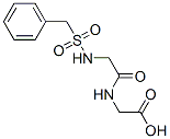 ({[(BENZYLSULFONYL)AMINO]ACETYL}AMINO)ACETIC ACID Struktur