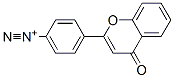 Benzenediazonium, 4-(4-oxo-4H-1-benzopyran-2-yl)- (9CI) Struktur