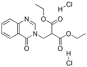 diethyl 2-[(4-oxoquinazolin-3-yl)methyl]propanedioate dihydrochloride Struktur