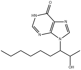 1,9-dihydro-9-[1-(1-hydroxyethyl)heptyl]-6H-purin-6-one Struktur