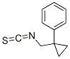 (1-phenylcyclopropyl)methyl isothiocyanate  Struktur