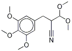 3,4,5-TRIMETHOXY-2'-CYANO-DI-HYDROCINNAMALDEHYDE DIMETHYLACETAL Struktur