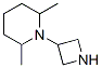 Piperidine, 1-(3-azetidinyl)-2,6-dimethyl- (9CI) Struktur