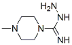 1-Piperazinecarboximidicacid,4-methyl-,hydrazide(9CI) Struktur