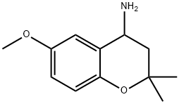 (6-methoxy-2,2-dimethyl-3,4-dihydro-2H-chromen-4-yl)amine(SALTDATA: HCl) Struktur