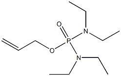 allyl tetraethyldiamidophosphate Struktur