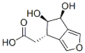 4H-Cyclopenta[c]furan-4-aceticacid,5,6-dihydro-5,6-dihydroxy-,(4S,5R,6S)-(9CI) Struktur