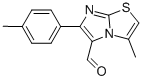 3-METHYL-6-(4-METHYLPHENYL)IMIDAZO[2,1-B]THIAZOLE-5-CARBOXALDEHYDE Struktur