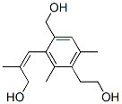 4-Hydroxymethyl-3-[(Z)-3-hydroxy-2-methyl-1-propenyl]-2,6-dimethylbenzeneethanol Struktur