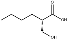 (R)-2-HYDROXYMETHYL-PENTANOIC ACID
 Struktur