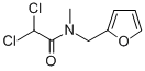 2,2-Dichloro-N-(2-furanylmethyl)-N-methylacetamide Struktur