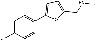 N-{[5-(4-chlorophenyl)-2-furyl]methyl}-N-methylamine Struktur