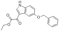 5-BENZYLOXYINDOLE-3-GLYOXYLIC ACID ETHYL ESTER Struktur