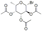 .beta.-L-Galactopyranosyl bromide, 6-deoxy-, triacetate Struktur