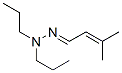 3-Methyl-2-butenal dipropyl hydrazone Struktur