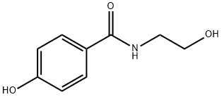 4-hydroxy-N-(2-hydroxyethyl)benzamide Struktur