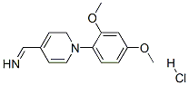 N-(2,4-dimethoxyphenyl)-1-pyridin-4-yl-methanimine hydrochloride Struktur