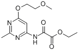 4-Carbethoxy-carbonilamino-2-methyl-6-(beta-methoxyethoxy)pyrimidine Struktur