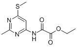 4-Carbethoxy-carbonilamino-2-methyl-6-methylthio-pyrimidine Struktur