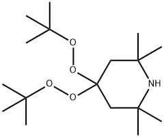 4,4-bis[(tert-butyl)dioxy]-2,2,6,6-tetramethylpiperidine Struktur