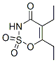 1,2,3-Oxathiazin-4(3H)-one,5,6-diethyl-,2,2-dioxide(9CI) Struktur