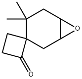 4,4-Dimethylspiro[7-oxabicyclo[4.1.0]heptane-3,1'-cyclobutan]-2'-one Struktur