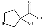 3-hydroxy-3-Pyrrolidinecarboxylic acid Struktur