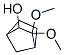 3,3-Dimethoxybicyclo[2.2.1]heptan-2-ol Struktur