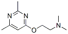 Ethanamine, 2-[(2,6-dimethyl-4-pyrimidinyl)oxy]-N,N-dimethyl- (9CI) Struktur