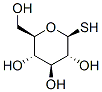 beta-D-Glucopyranose, 1-thio- Struktur