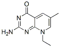 Pyrido[2,3-d]pyrimidin-4(8H)-one, 2-amino-8-ethyl-6-methyl- (9CI) Struktur