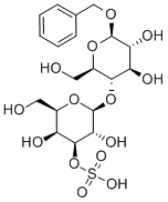 Benzyl3'-sulfo-b-D-lactoside Struktur