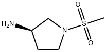 (3R)-1-(Methylsulfonyl)-3-PyrrolidinaMine Struktur