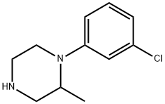 1-(3-chlorophenyl)-2-methylpiperazine Struktur