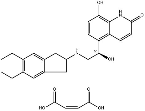 Indacaterol Maleate Struktur