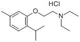 2-Thymyloxytriethylamine hydrochloride Struktur