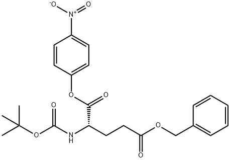 BOC-GLU(OBZL)-ONP Structure