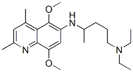 1,4-Pentanediamine, N4-(5,8-dimethoxy-2,4-dimethyl-6-quinolinyl)-N1,N1 -diethyl- Struktur