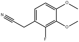 2-FLUORO-3,4-DIMETHOXYPHENYLACETONITRILE Struktur