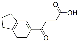 4-(2,3-DIHYDRO-1H-INDEN-5-YL)-4-OXOBUTANOIC ACID Struktur