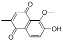 2-Methyl-5-methoxy-6-hydroxy-1,4-naphthoquinone Struktur