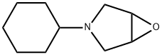 6-Oxa-3-azabicyclo[3.1.0]hexane, 3-cyclohexyl- Struktur