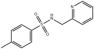 4-Methyl-N-(2-pyridinylmethyl)-benzenesulfonamide Struktur